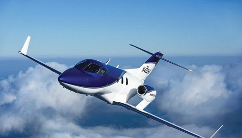日本本田的第二架hondajet公务机投入测试