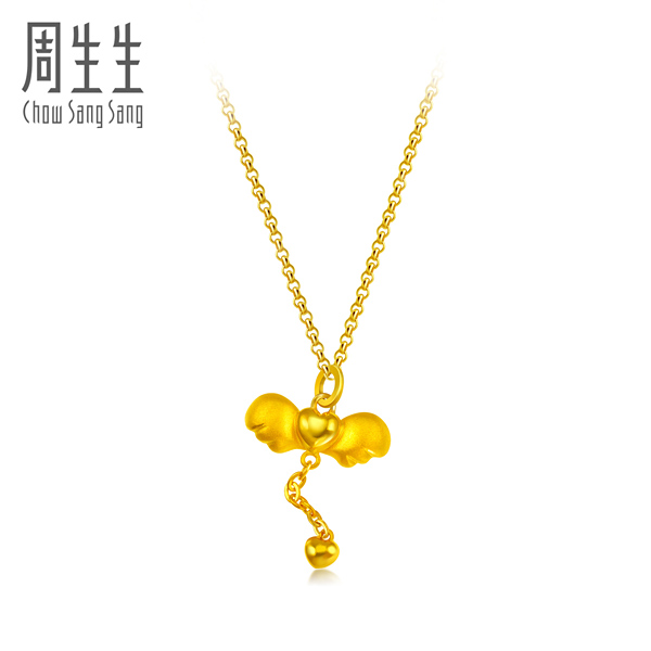 周生生足金天使系列吊坠