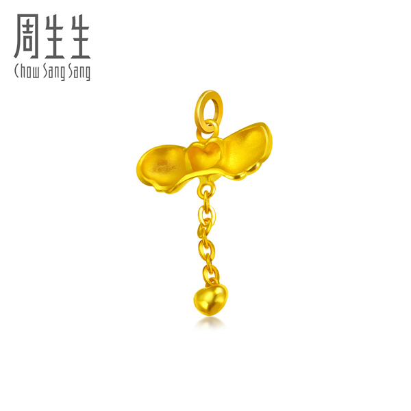 周生生足金天使系列吊坠