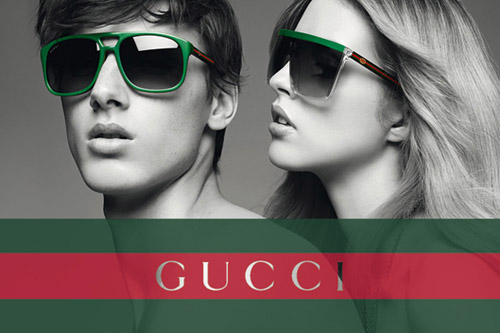 gucci 2012春夏眼镜系列广告大片由摄影师david vasiljevic掌镜,超模