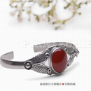 海盗船925银蝴蝶玛瑙手镯图片_珠宝图片