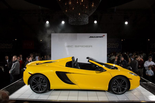 mclaren(迈凯轮)mp4 12c spider 北美正式上市