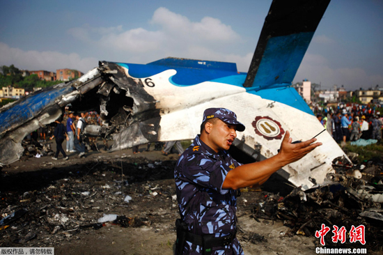 尼泊尔飞机失事:尼泊尔加德满都空难19人遇难其中有5名中国人