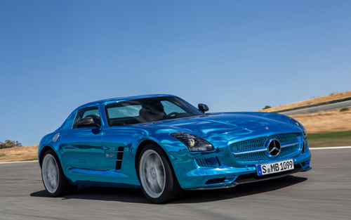 奔驰公布 sls amg coupe electric drive 电动超跑