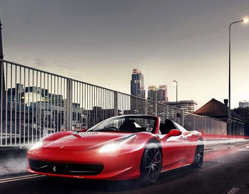 红色猛兽:法拉利458 spider