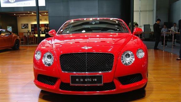 bentley(宾利)欧陆gtc v8敞篷版车型实拍