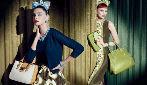 缪缪 (<em>Miu Miu</em>) 2013春夏<em>女装</em>:经典复古风-服饰