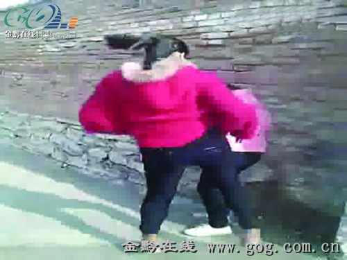 贵州台江初中女生遭两女同学围殴 20余学生围观起哄