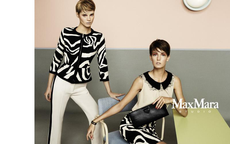<em>MaxMara</em> Studio <em>女装</em>2013春夏系列广告-服饰-