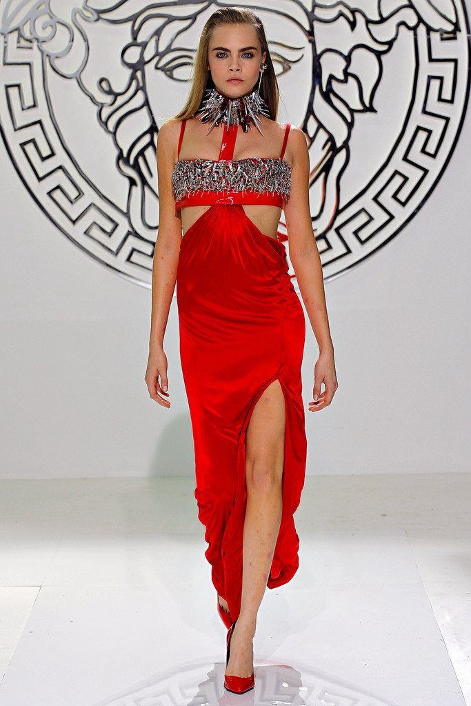 versace(范思哲)米兰2013年秋冬高级成衣系列-服装-金投奢侈品网-金投