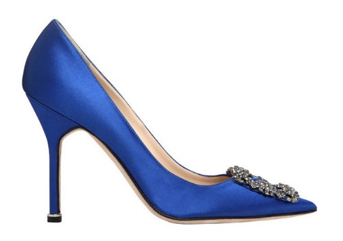 manolo blahnik 圣诞蓝色系列女鞋预览-其他奢侈品-金投奢侈品网-金投