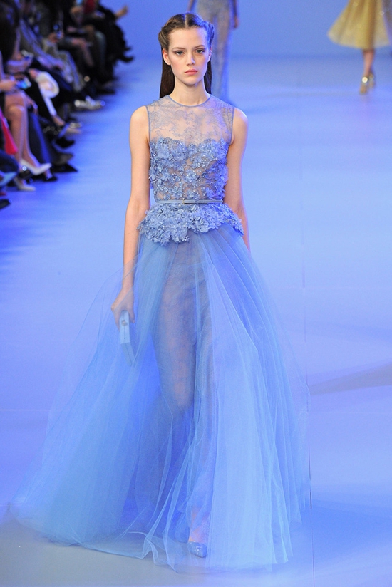 elie saab 2014巴黎春夏系列高级定制时装秀