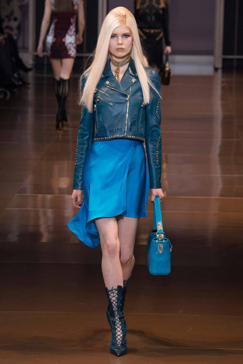 versace(范思哲)服装品牌于米兰时装周发布2014年秋冬成衣系列