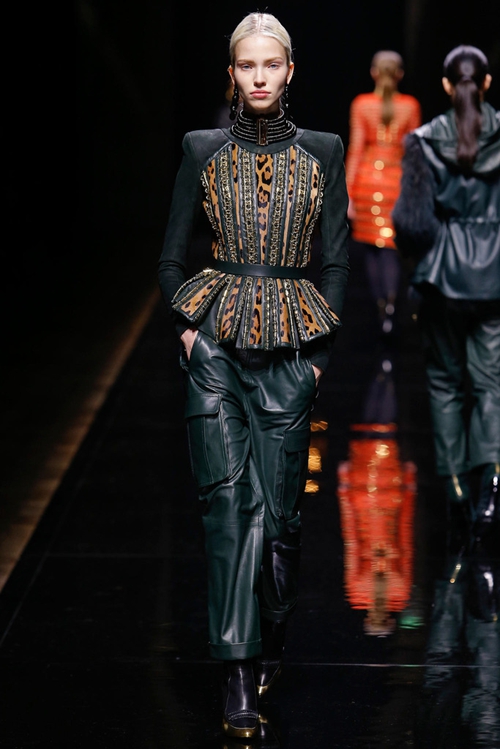balmain 2014秋冬成衣系列巴黎时装秀