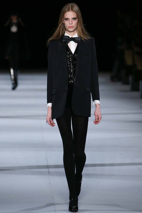 saint laurent 2014年秋冬时装 圣罗兰"坏女孩"来袭