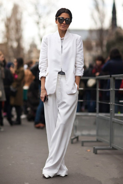 秋装<a href='http://www.china1f.com' target='_blank'>服装</a>流行趋势示范 阔腿裤复古显气场