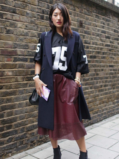 掌握这4个服装搭配技巧 秋日一样玩转数字T恤