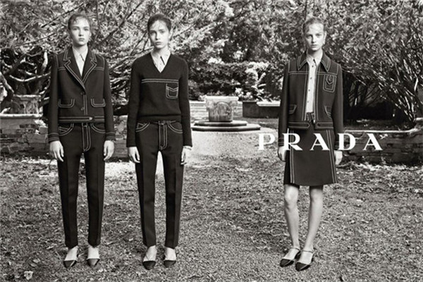 prada普拉达服装黑白大片 2015早春度假系列最懂女人心