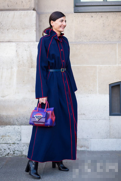 冬装外套穿衣搭配技巧示范 有腰才能有未来