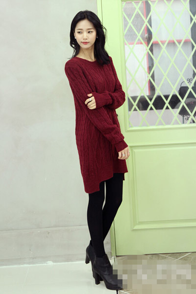 亲肤毛衣连衣裙 引领<a href='http://www.china1f.com' target='_blank'><a href='http://www.china1f.com' target='_blank'>服装</a></a>流行趋势