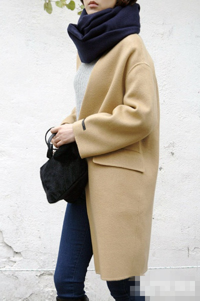 潮人示范<a href='http://www.china1f.com' target='_blank'>服装</a>流行趋势 廓型外套打造寒冬新LOOK