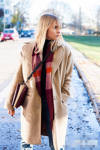 潮人示范<a href='http://www.china1f.com' target='_blank'>服装</a>流行趋势 廓型外套打造寒冬新LOOK