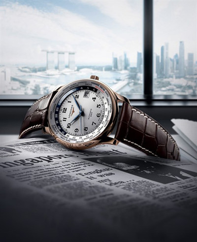 浪琴表推出名匠系列GMT世界时新加坡纪念限量腕表