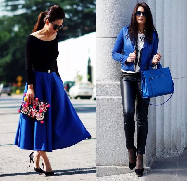 冬季不再沉闷 电光蓝<a href='http://www.china1f.com' target='_blank'>服装</a>流行趋势就这么搭