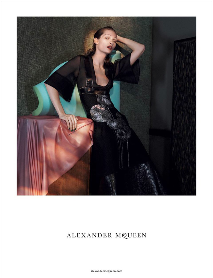 alexander mcqueen 服装品牌2015春夏广告大片