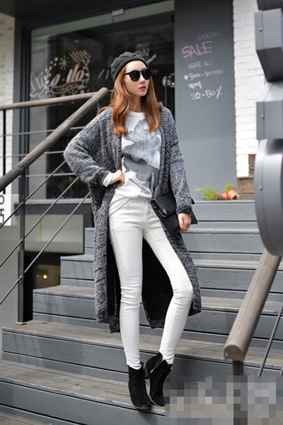 要温暖也要清新 毛衣外套暖心穿衣搭配技巧