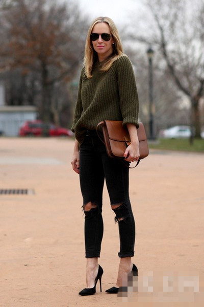 毛衣穿衣搭配技巧 3招轻松搭出时髦感