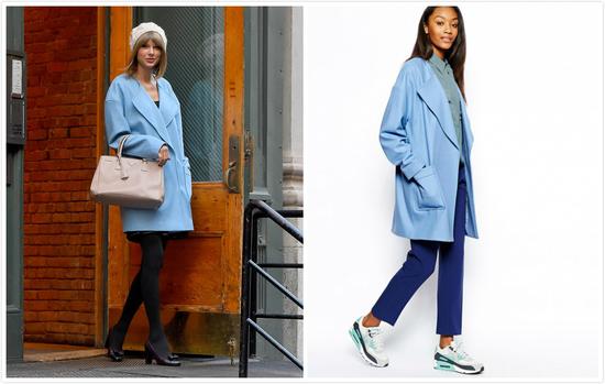 Taylor Swift领衔穿衣搭配 除了大牌也爱时髦高街