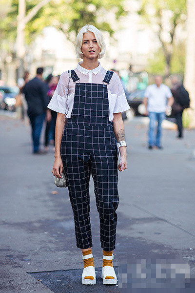 连体裤<a href='http://www.china1f.com' target='_blank'>服装</a>流行趋势示范 轻松穿出吸睛造型