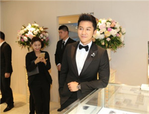 李晨摩登绅士扮相 置身璀璨珠宝盛景