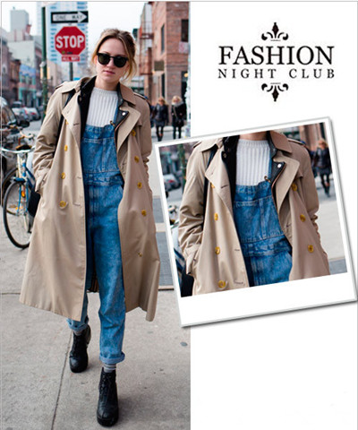 风衣背带_背带裙