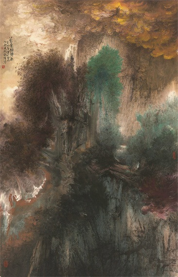 10杨耀宁-现代山水画 杨耀宁,1996年入江苏省国画院山水画研究所从事