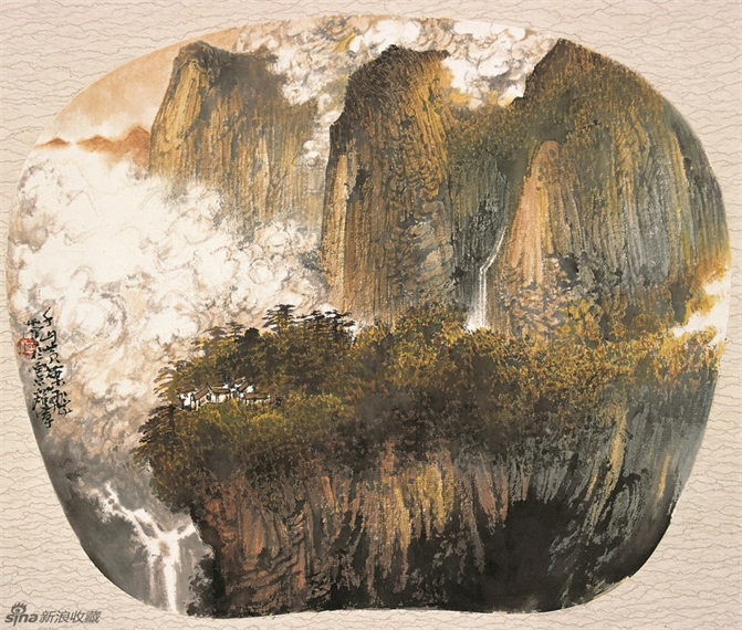 杨耀宁传统山水画收藏鉴赏-金投网(手机金投网 m.cngold.org)