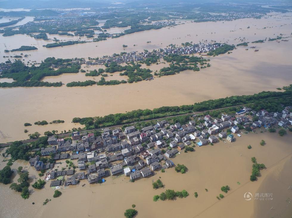 南方暴雨 航拍南方各地洪灾现场 -新闻热点-金投热点网-金投网