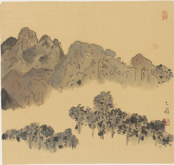 已入化境:邵大箴山水画展作品欣赏