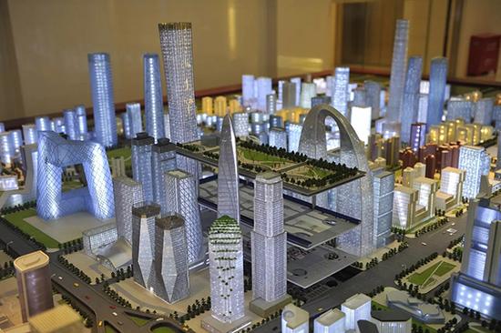北京cbd地下在建城 设交通大厅直接连入地铁站