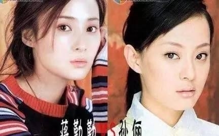 蒋勤勤和孙俪长得很像