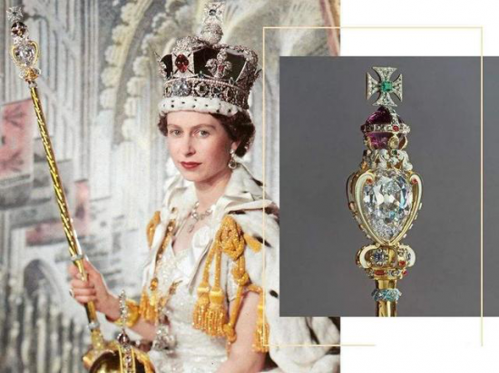 英女王加冕仪式中的权杖"库里南一号"