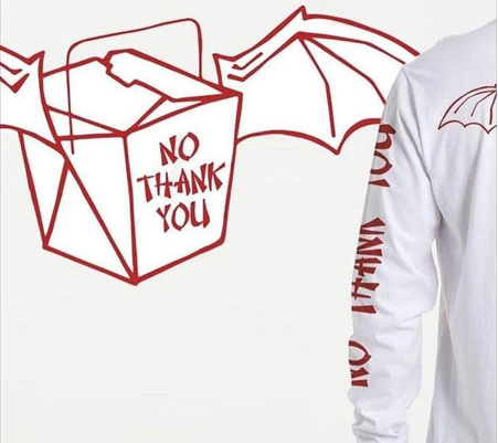 Lululemon“蝙蝠炒饭”长袖卫衣引发“血案” 辱华事件引起公愤