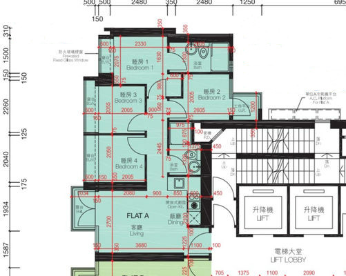 香港新楼盘蜗居化严重60平米单位4室1厅