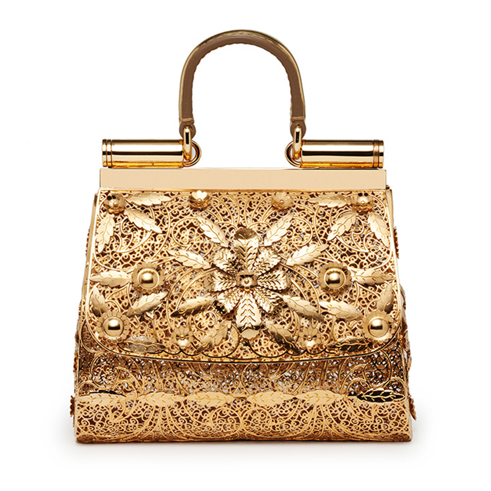 dolce&gabbana包包价格,dolcegabbana包 dolce&gabbana杜嘉班纳2013秋冬金色奢华手提包