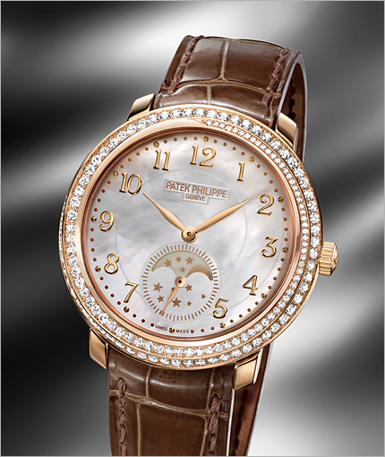 百达翡丽patekphilippe复杂功能时计4968r001玫瑰金