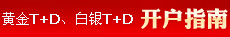 黄金T+D,白银T+D开户指南