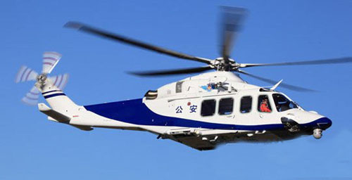 北京市公安局订购两架aw139警用直升机