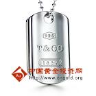 Tiffany 1837™ 系列纯银 Tag 吊坠