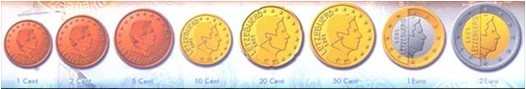 卢森堡欧元硬币介绍